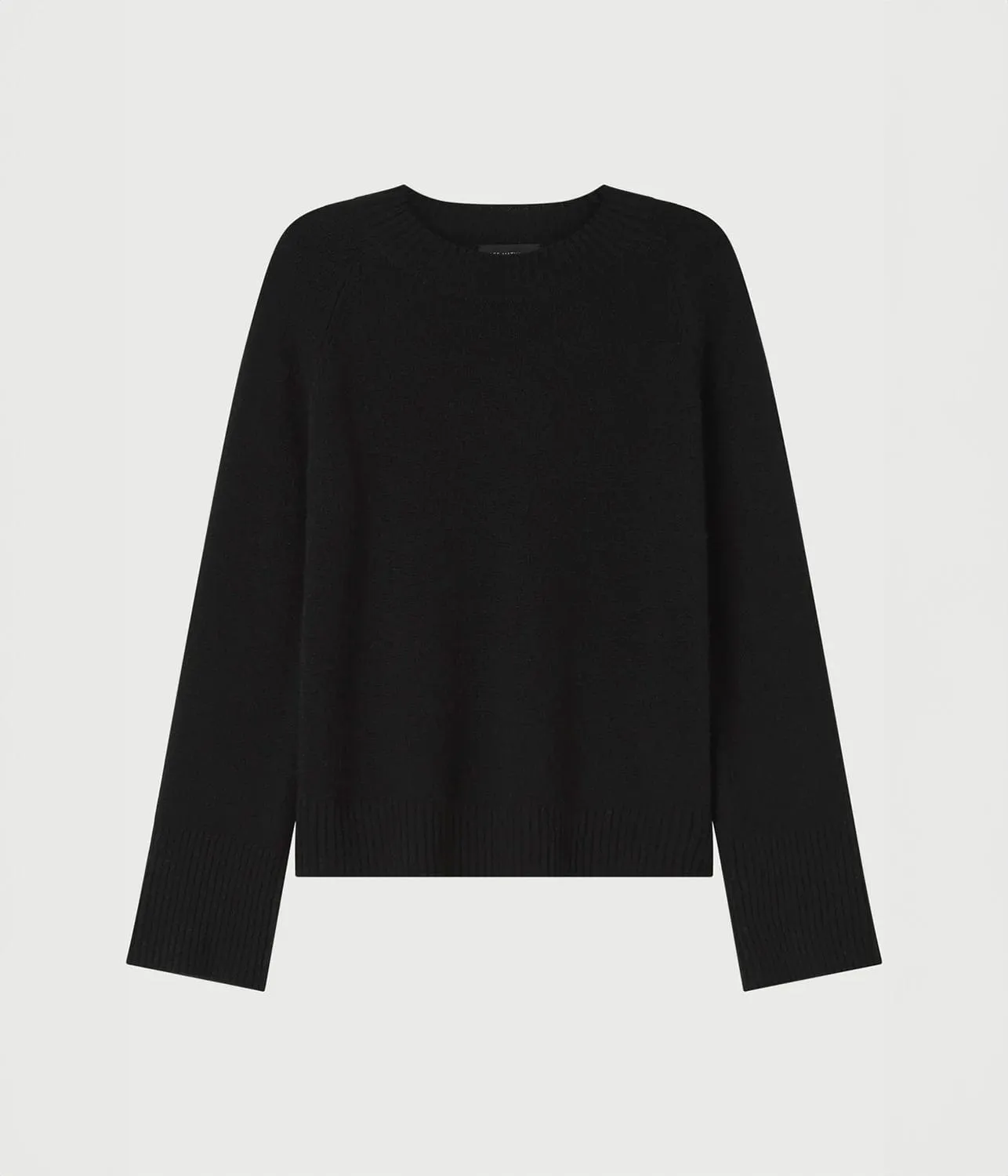 CASHMERE CREWNECK- BLACK