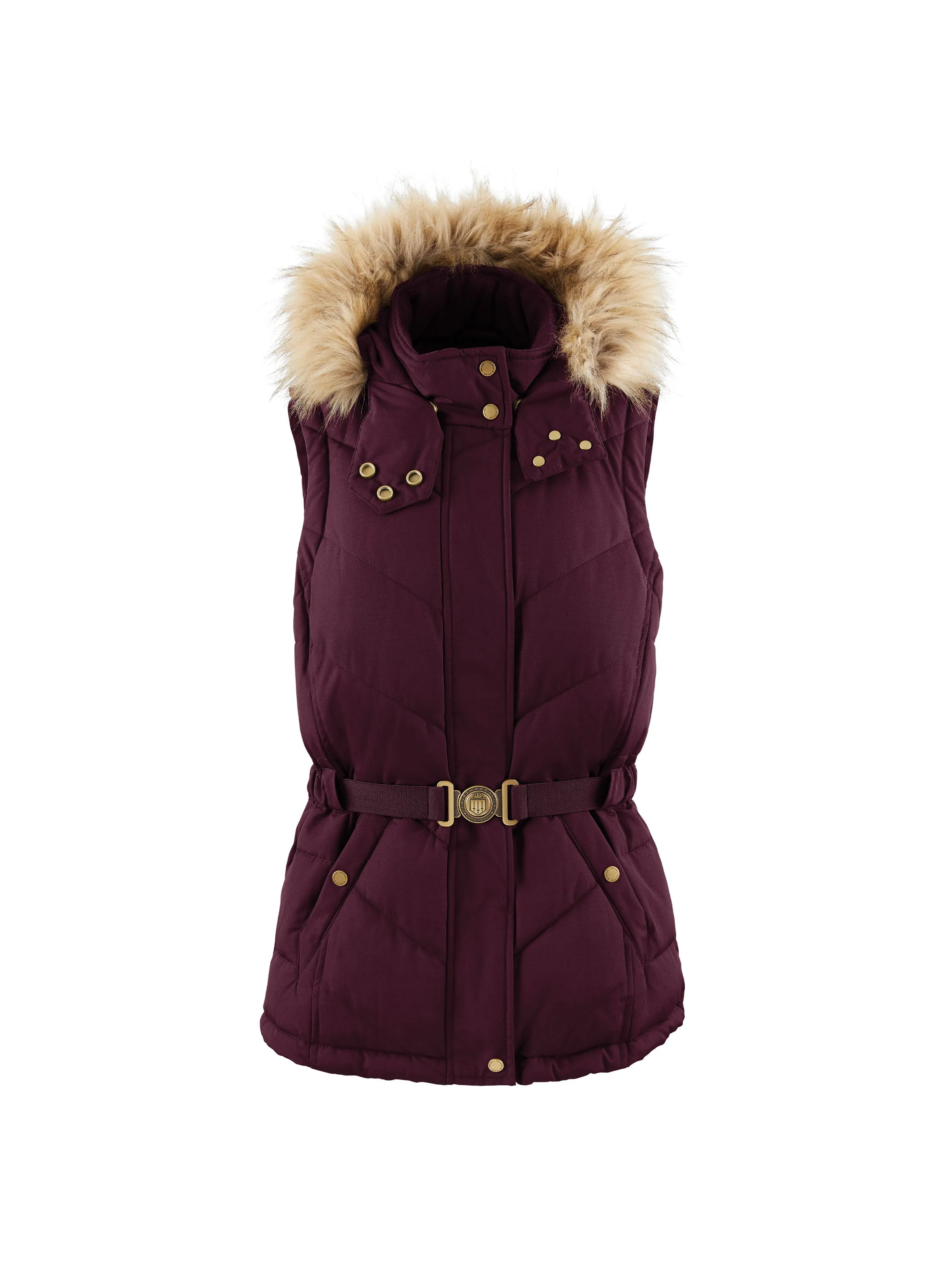 Charlotte Gilet - Plum