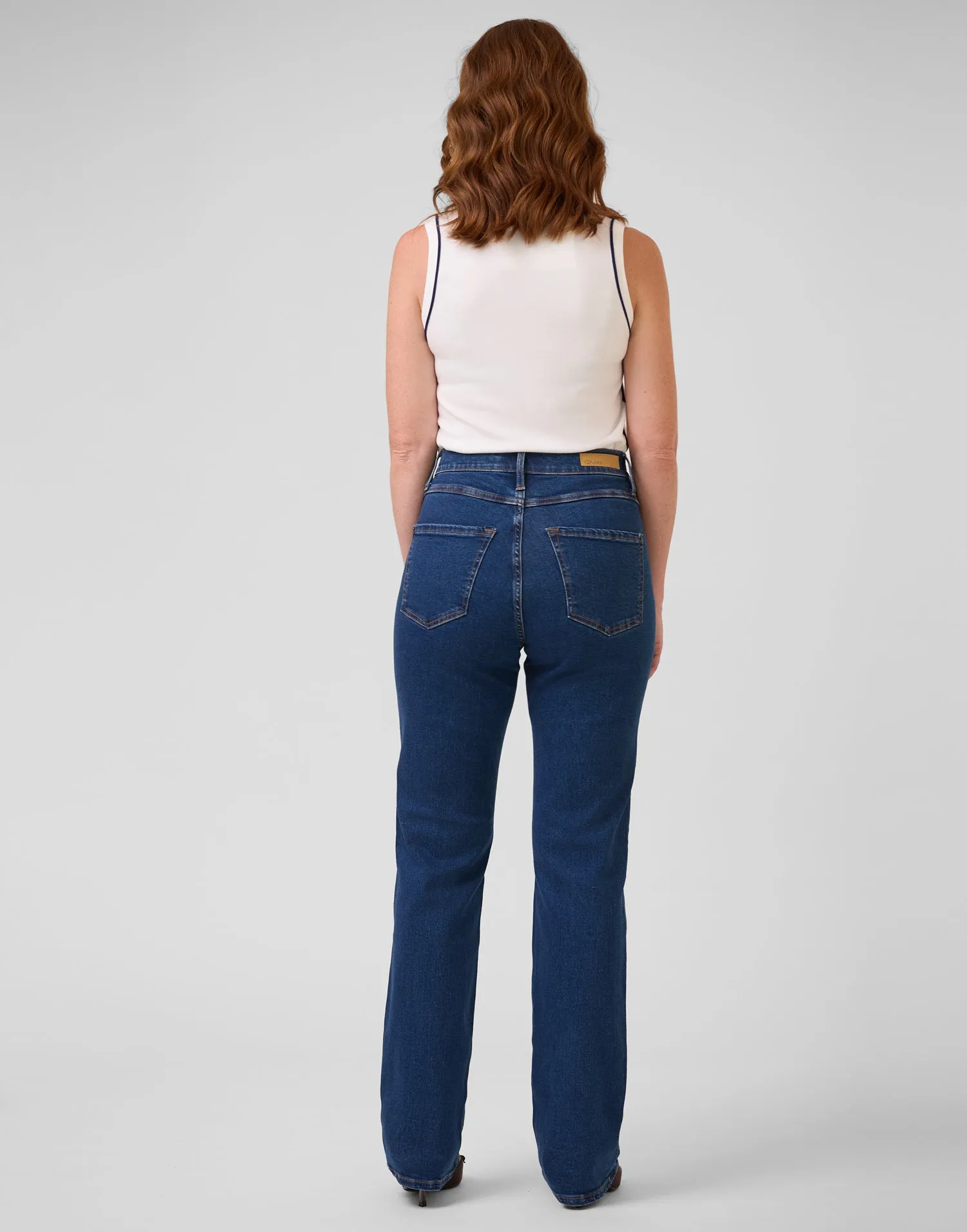 CHLOE STRAIGHT JEANS / HERITAGE BLUE