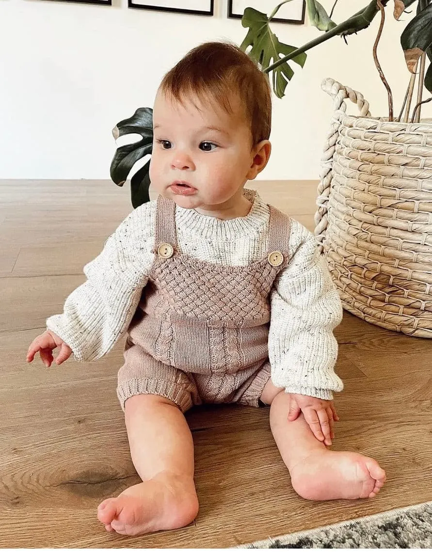 Chunky Speckle Baby Sweater