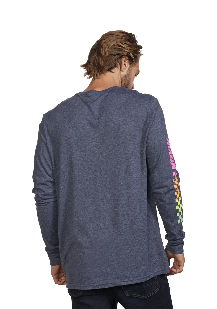 Circuit Long Sleeve Repreve® T-Shirt - Navy / Multi