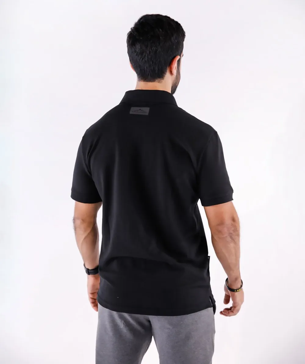 Colombus Men's Luxury Polo Aiden Black