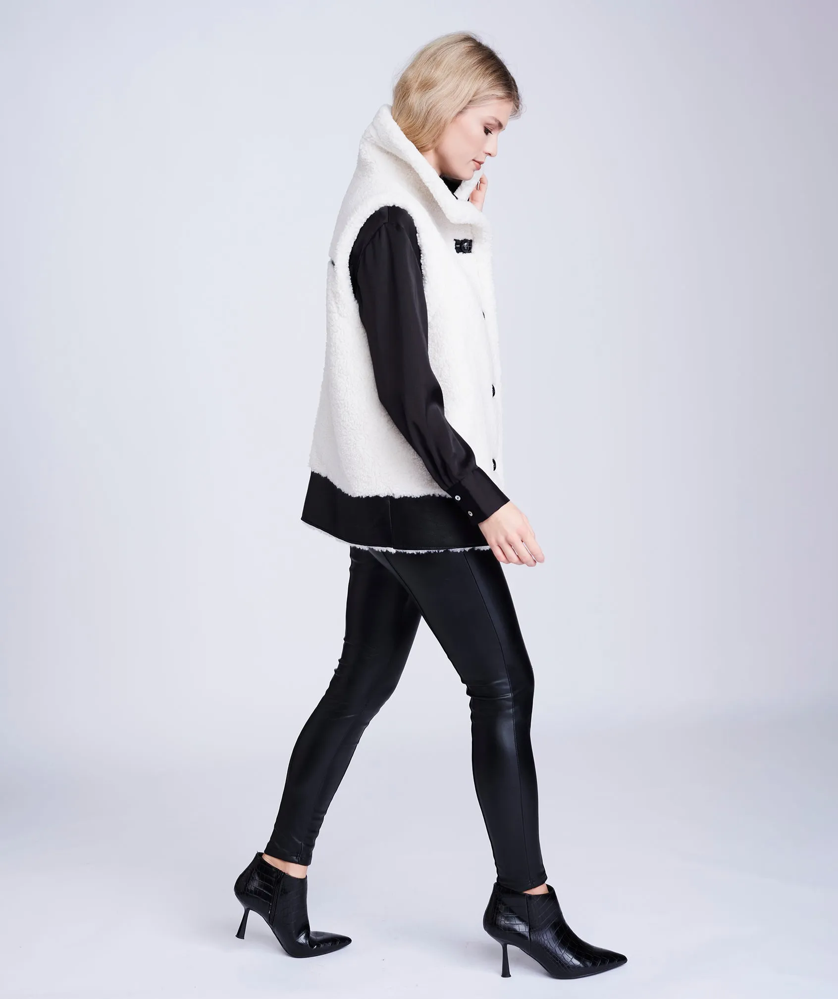 Cosette  Gilet - Winter White