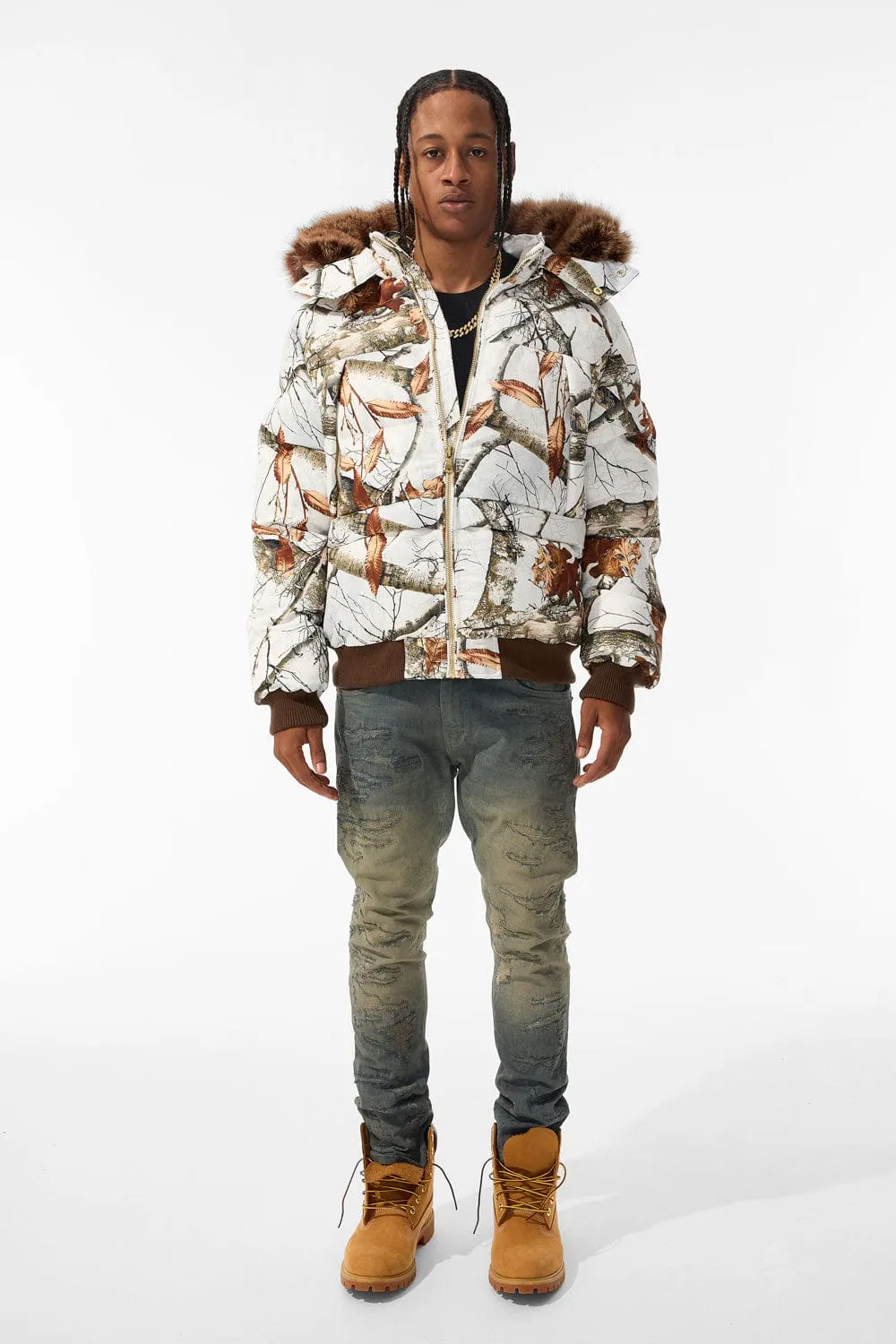 Cross Bay Bomber Jacket (Snow Camo)