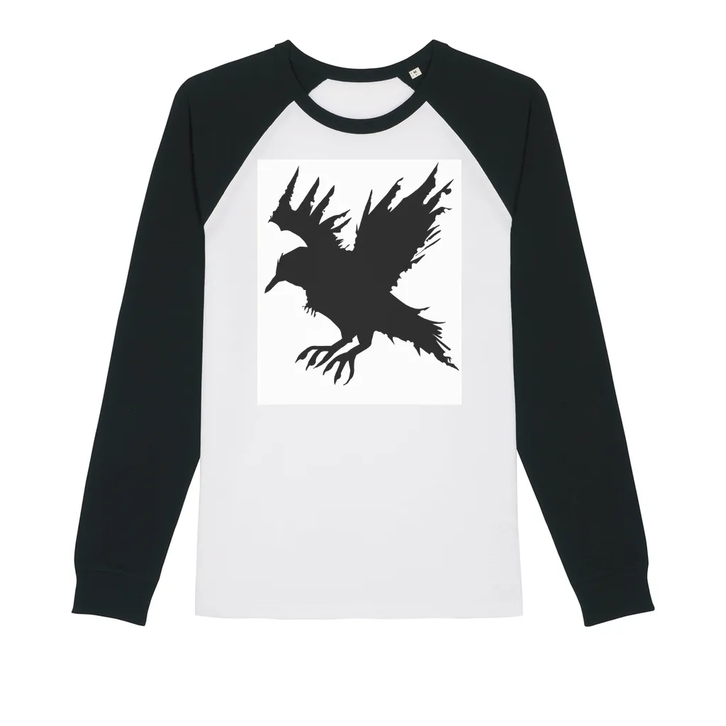 Crow Organic Raglan Long Sleeve Shirt