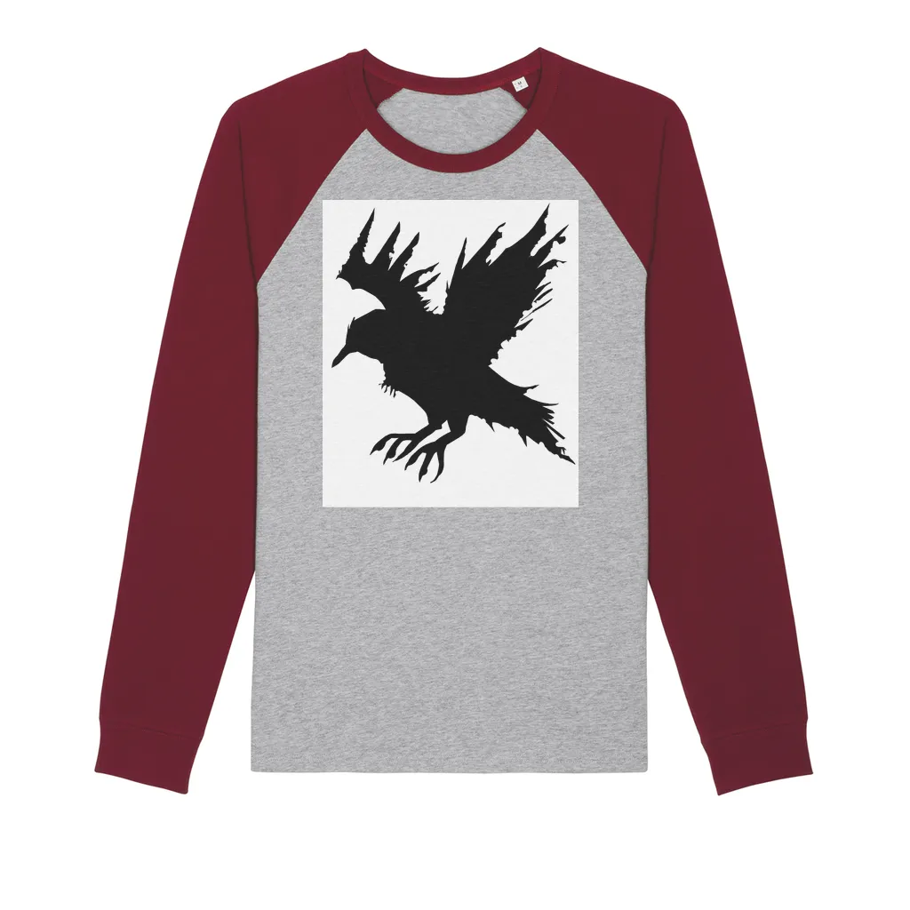 Crow Organic Raglan Long Sleeve Shirt