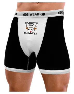 Daddy's Lil Reindeer Boy Mens Boxer Brief Underwear