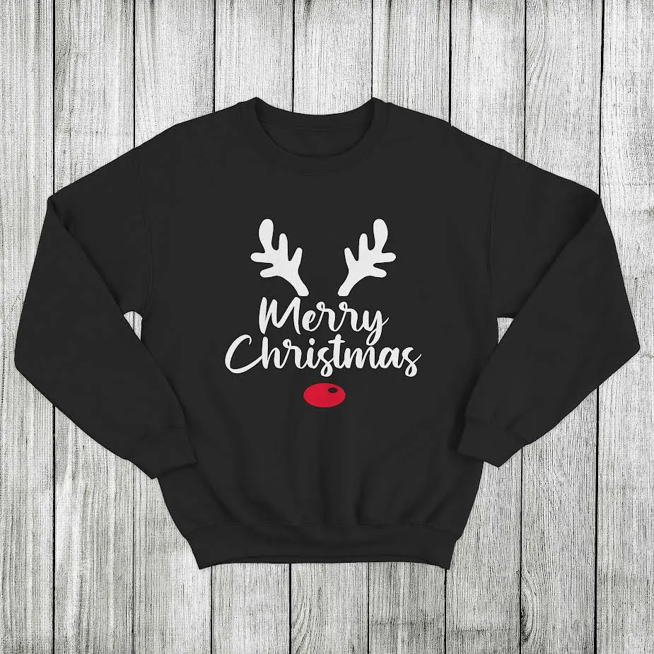 Daydream Tees Merry Christmas Reindeer