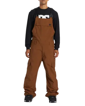 DC Docile Technical Snow Bib Pants - Bison