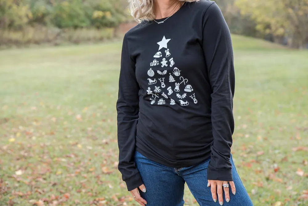 Decorate the Tree Long Sleeve Graphic Tee