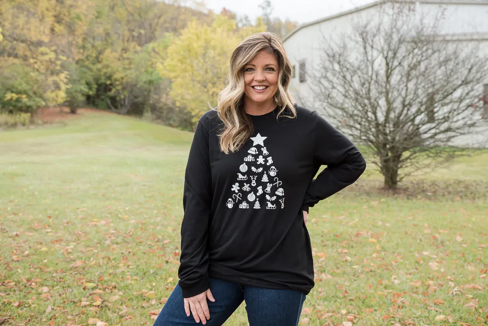 Decorate the Tree Long Sleeve Graphic Tee