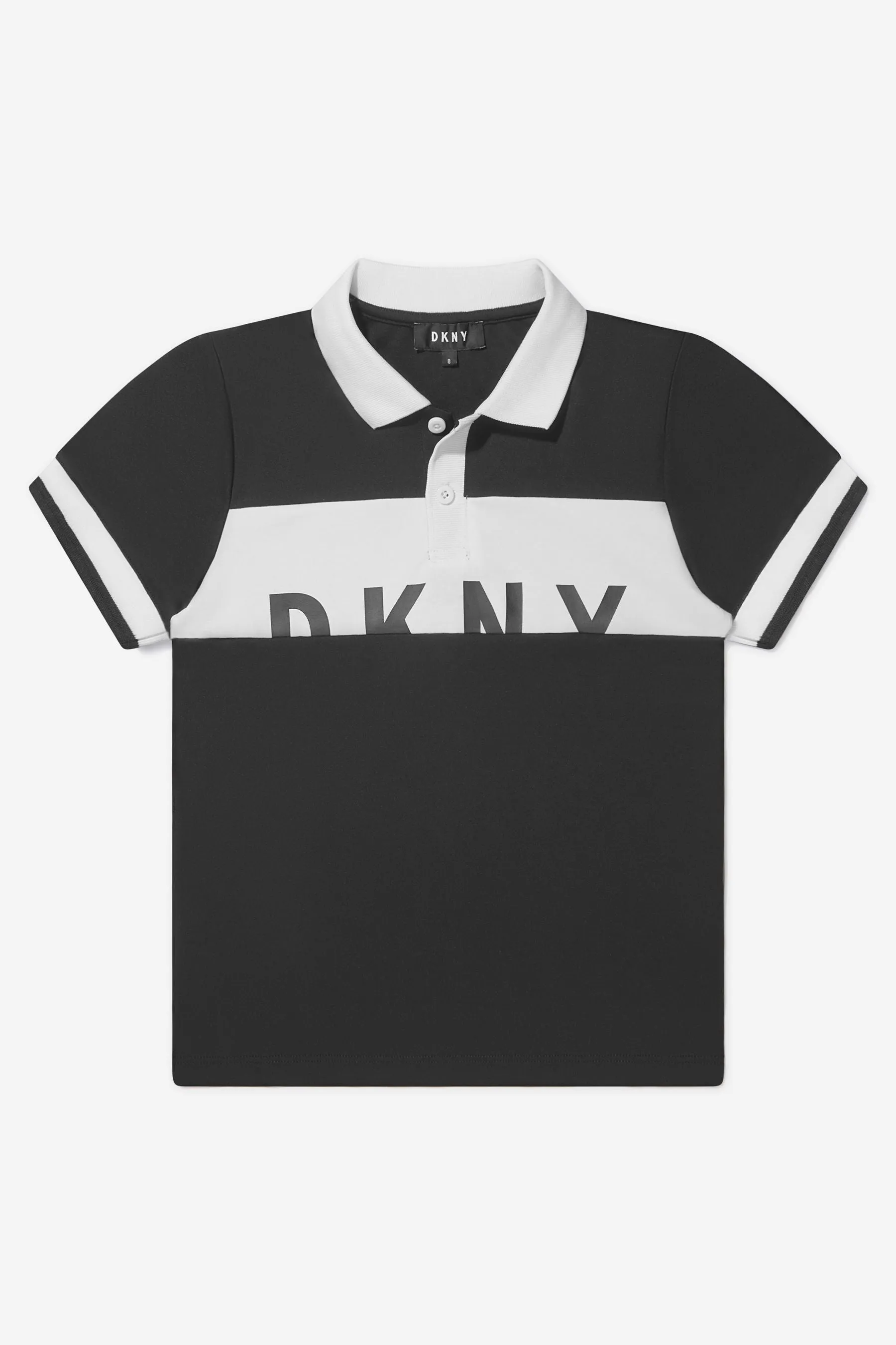 DKNY Boys Cotton Logo Polo Shirt