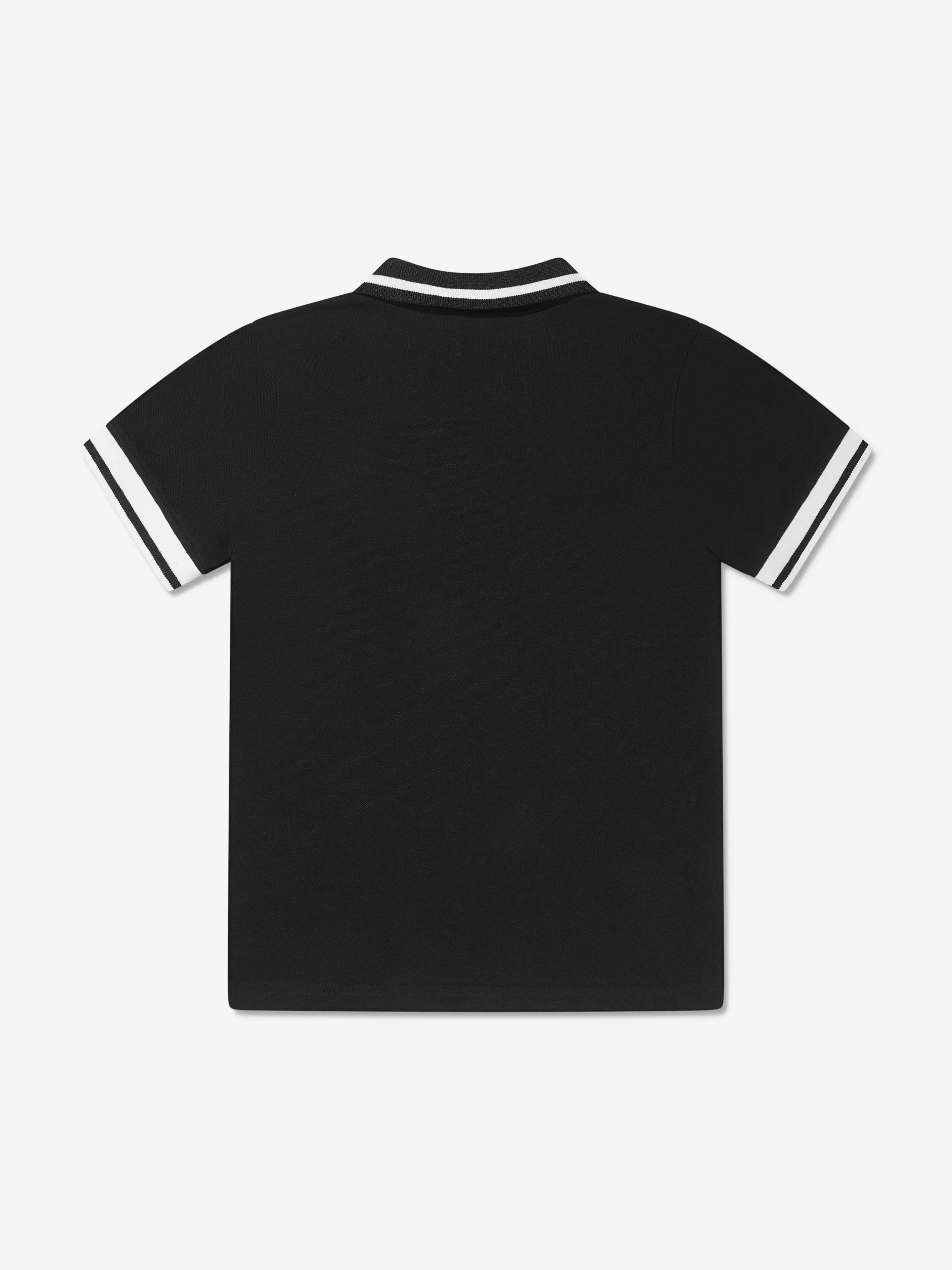 DKNY Boys Logo Polo Shirt in Black