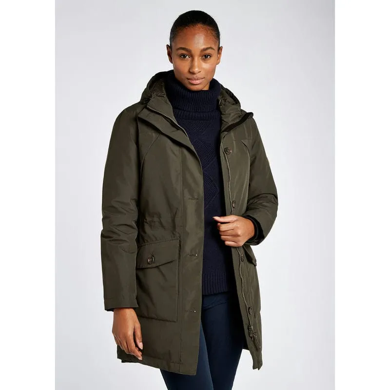 Dubarry Sandford Ladies Down Waterproof Parka - Ivy