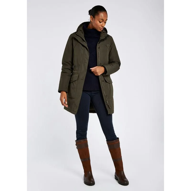 Dubarry Sandford Ladies Down Waterproof Parka - Ivy