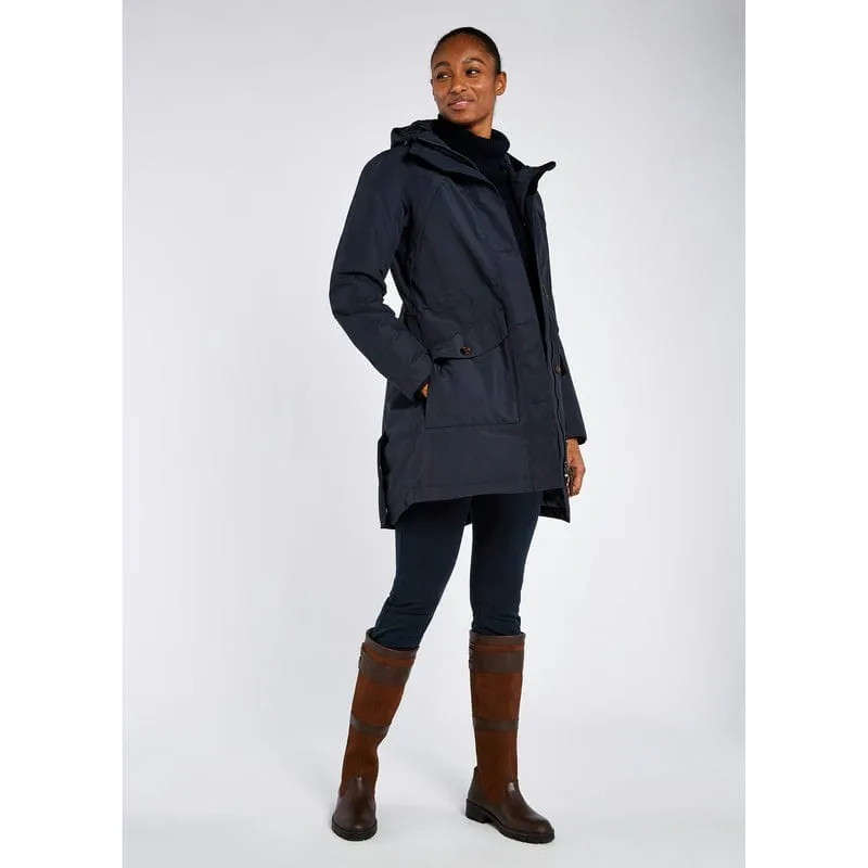 Dubarry Sandford Ladies Down Waterproof Parka - Navy