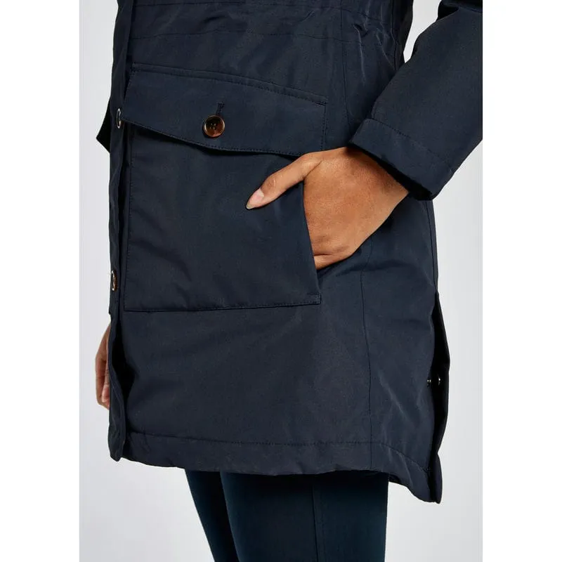 Dubarry Sandford Ladies Down Waterproof Parka - Navy