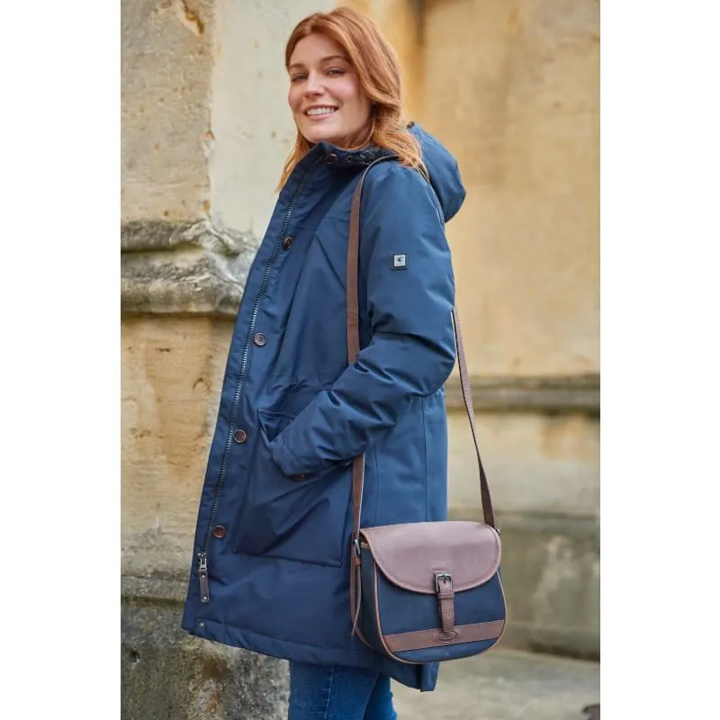 Dubarry Sandford Ladies Down Waterproof Parka - Navy