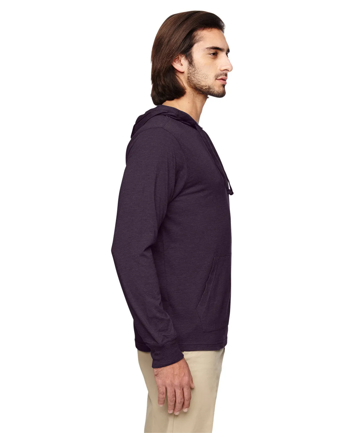 econscious Unisex Eco Blend Long-Sleeve Pullover Hooded T-Shirt