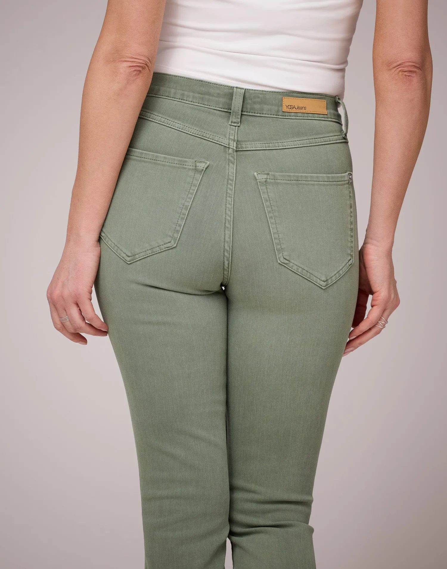 EMILY SLIM JEANS / BEACH GRASS