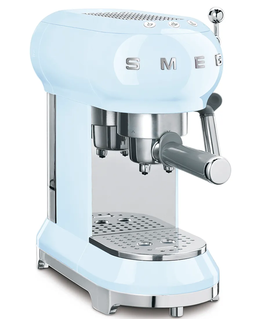 Espresso Coffee Machine | Pastel Blue