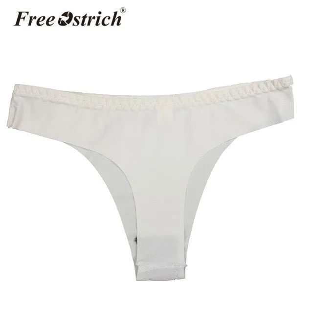 Free Ostrich Invisible Women 2019 Fashion Underwear Thong Cotton Spandex Gas Seamless Crotch Sexy Drop Shipping B1140