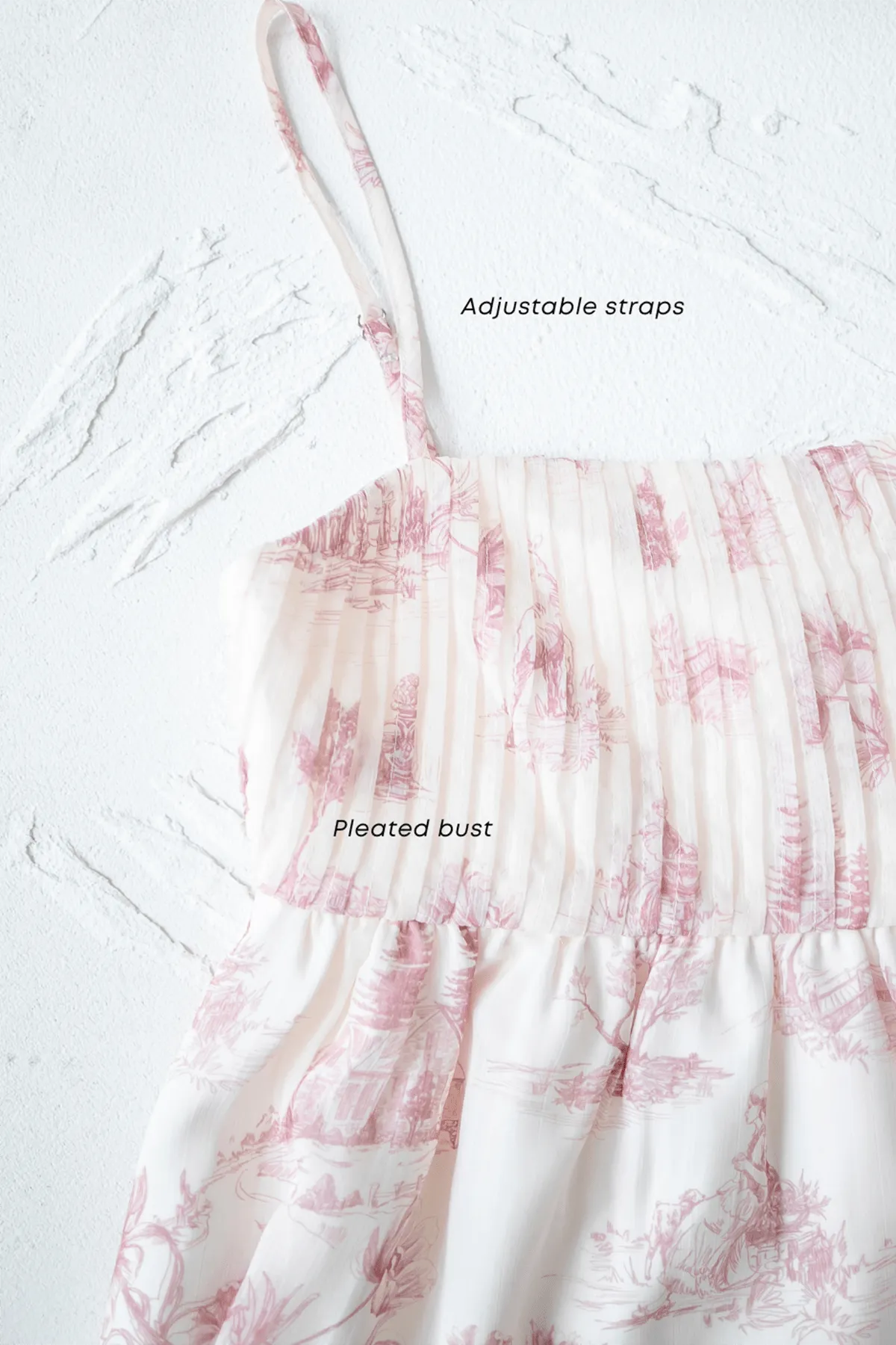 FRENCH TOILE BABYDOLL DRESS IN BLUSH