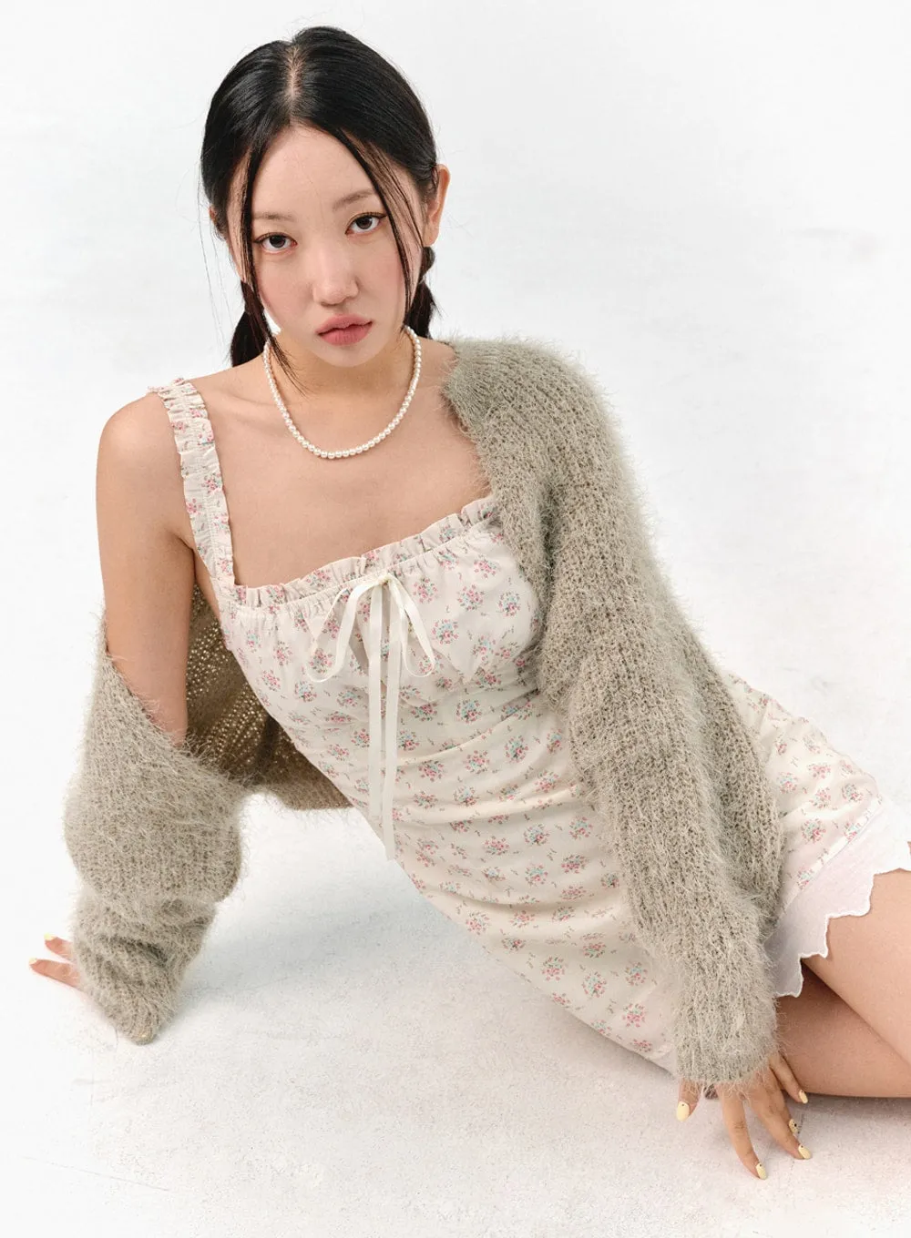 Fuzzy Crop Bolero IS304