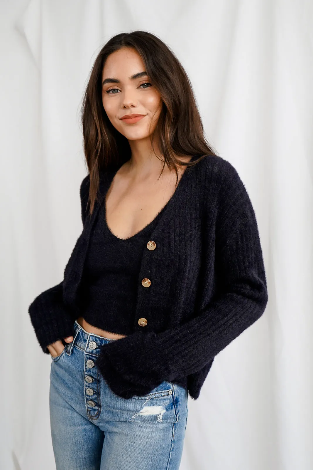 Fuzzy Sweater Set