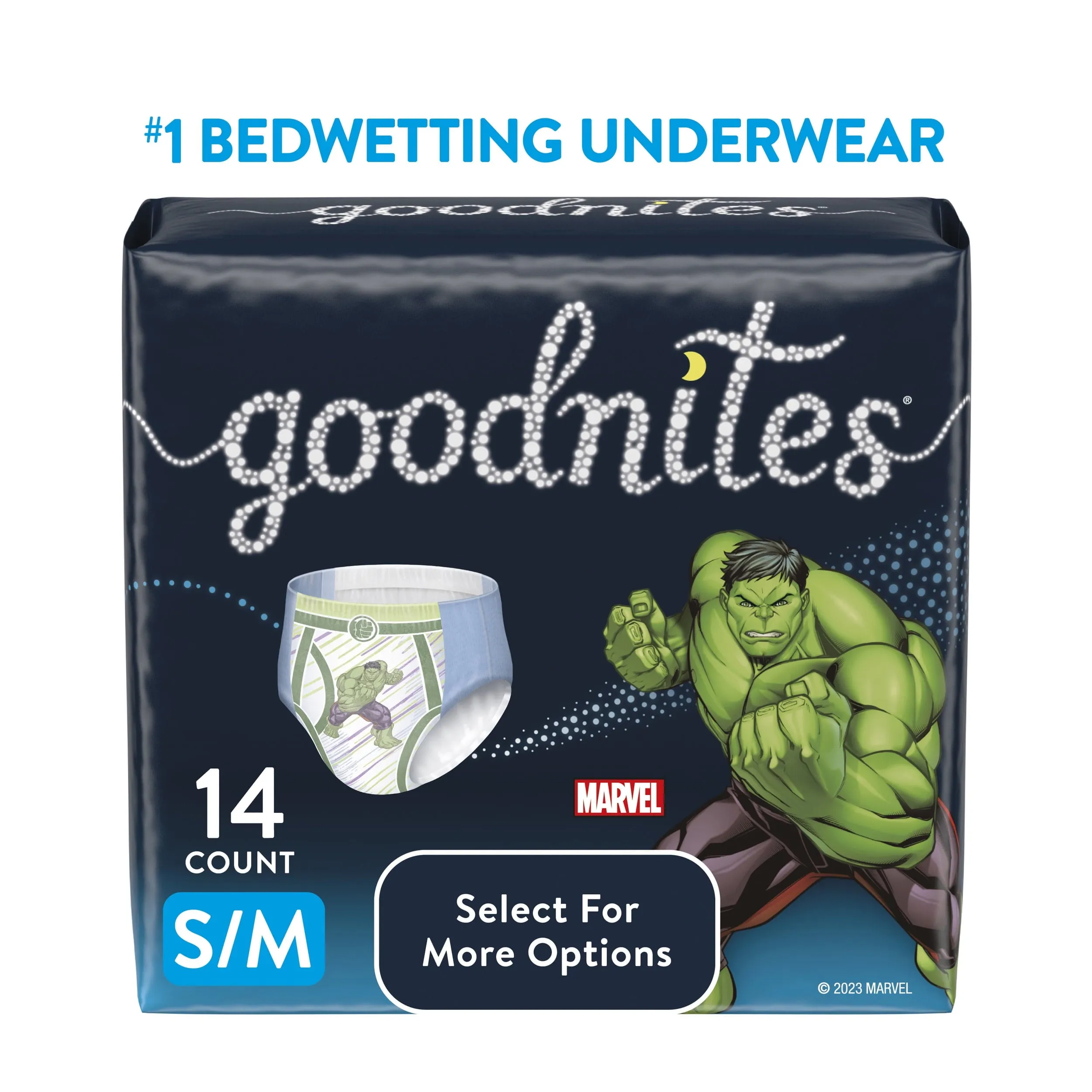 Goodnites Nighttime Bedwetting Underwear for Boys, S/M, 14 Ct