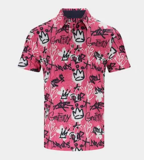 GRAFFITI POLO - PINK