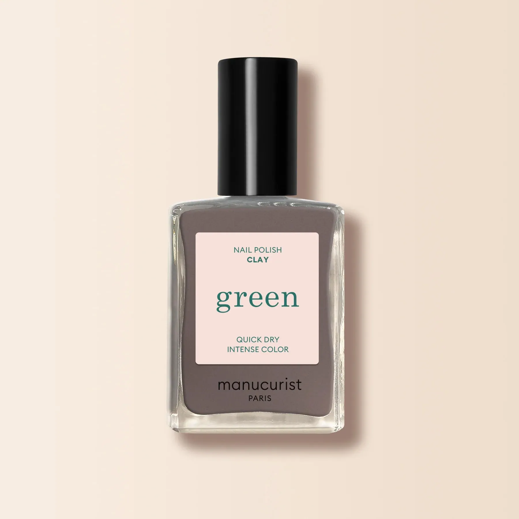 Green Vegan Bio Nail Polish | Clay | 15ml