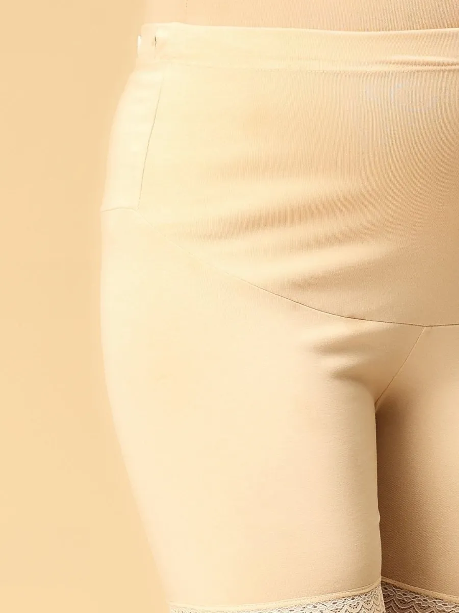 High Waist Mama Boyshort-Beige