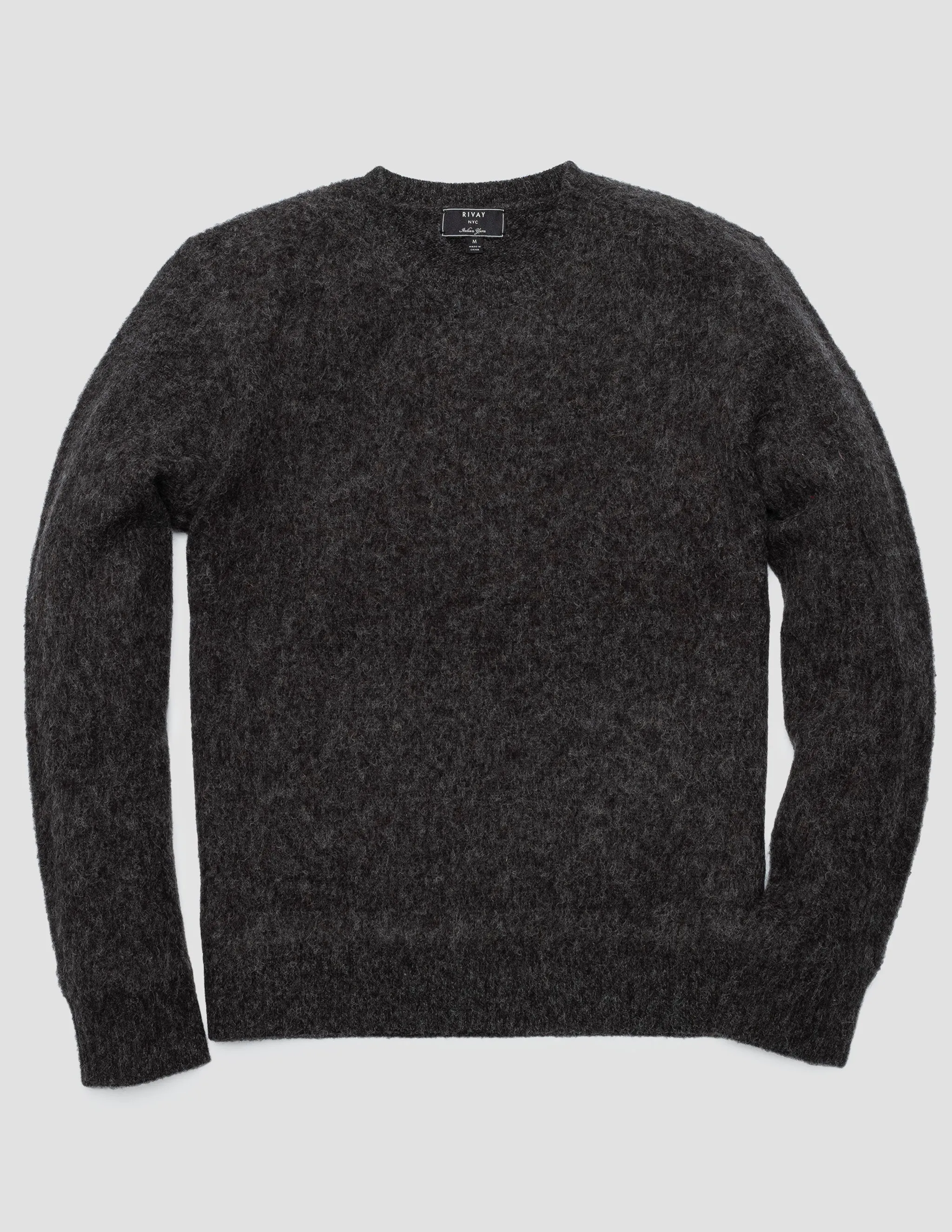 Highlands Shetland Sweater in Charcoal