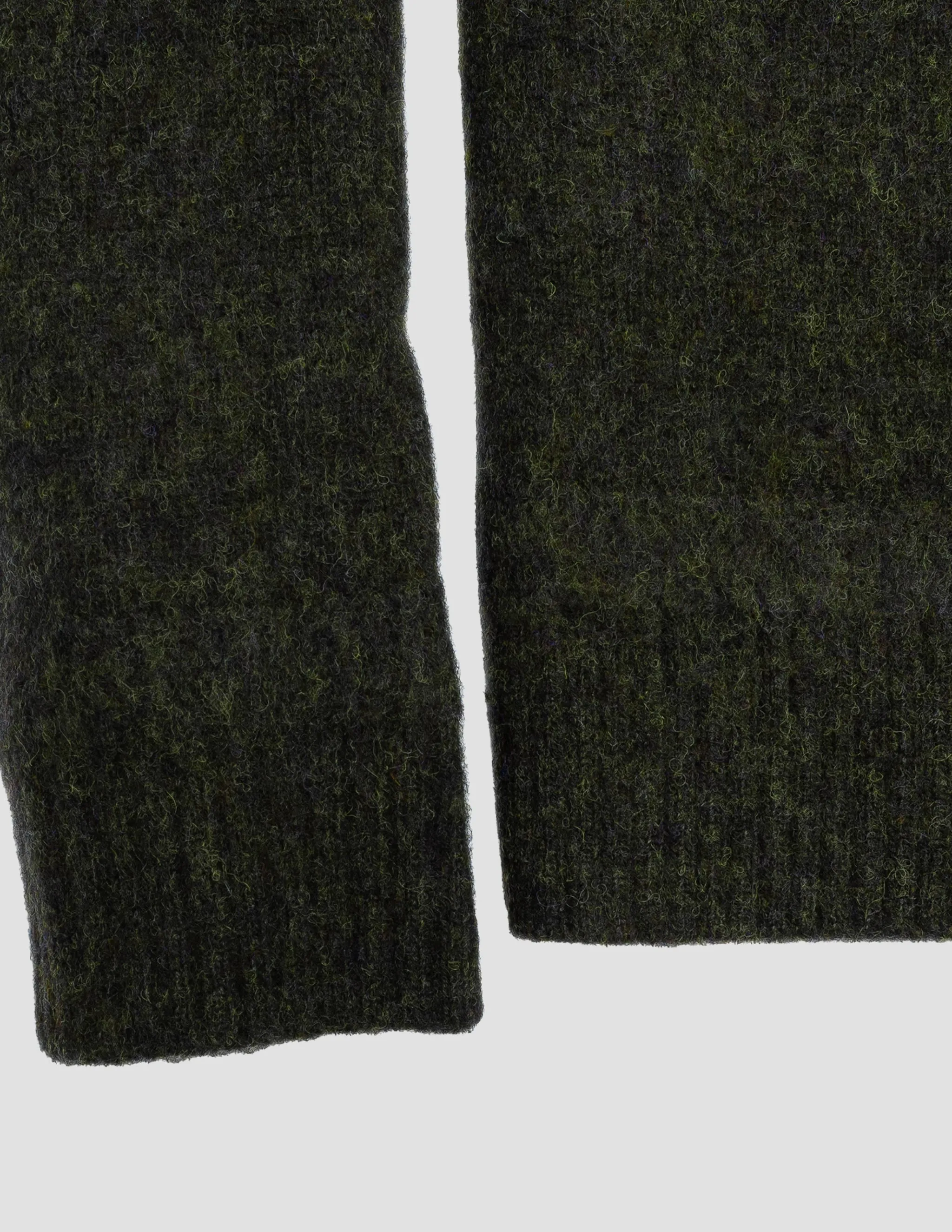 Highlands Shetland Sweater in Olive Drab