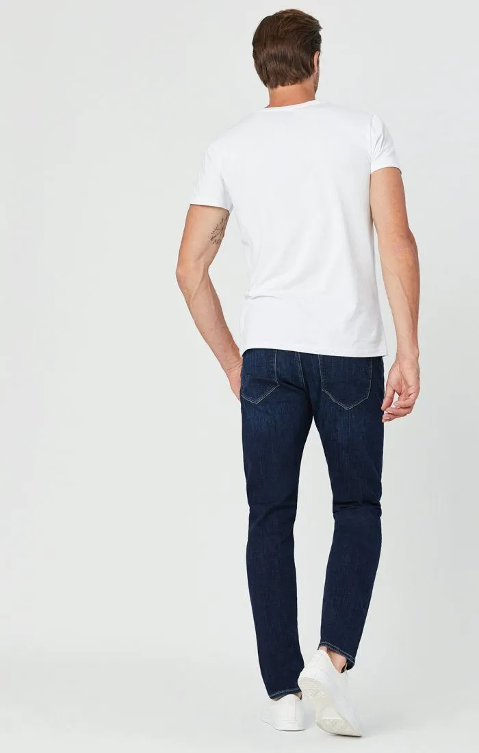 JAKE SLIM LEG JEANS IN DEEP FEATHER BLUE