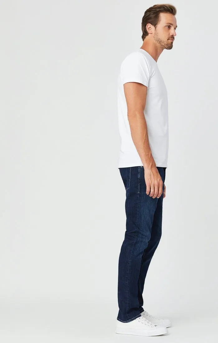 JAKE SLIM LEG JEANS IN DEEP FEATHER BLUE