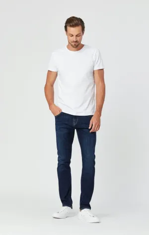 JAKE SLIM LEG JEANS IN DEEP FEATHER BLUE