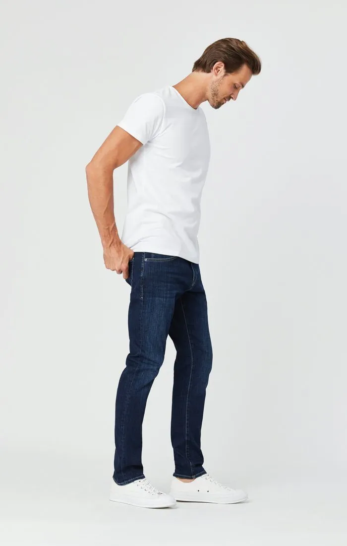 JAKE SLIM LEG JEANS IN DEEP FEATHER BLUE