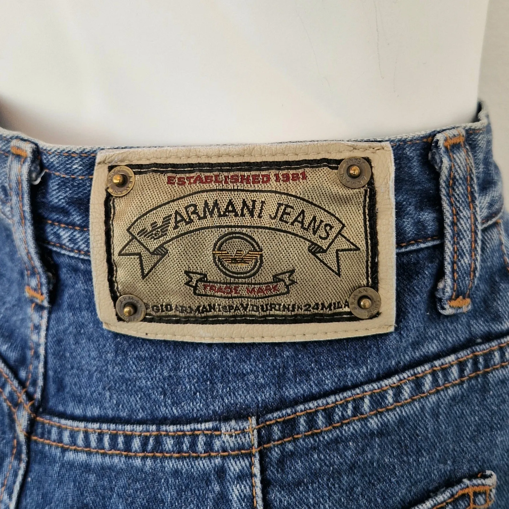 Jeans Armani vintage Eco stone