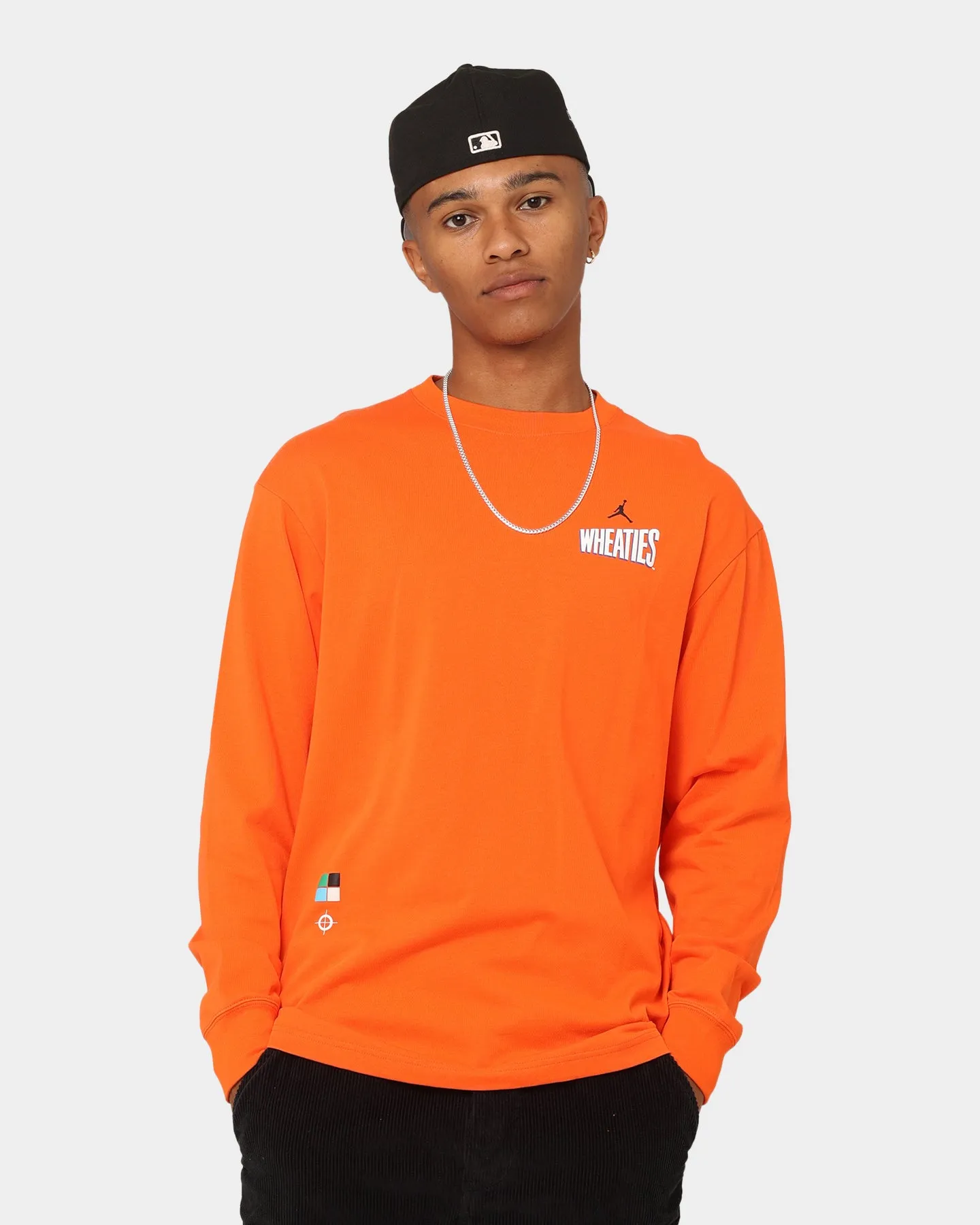 Jordan Flight MVP Statement 85 Crewneck Rush Orange/White