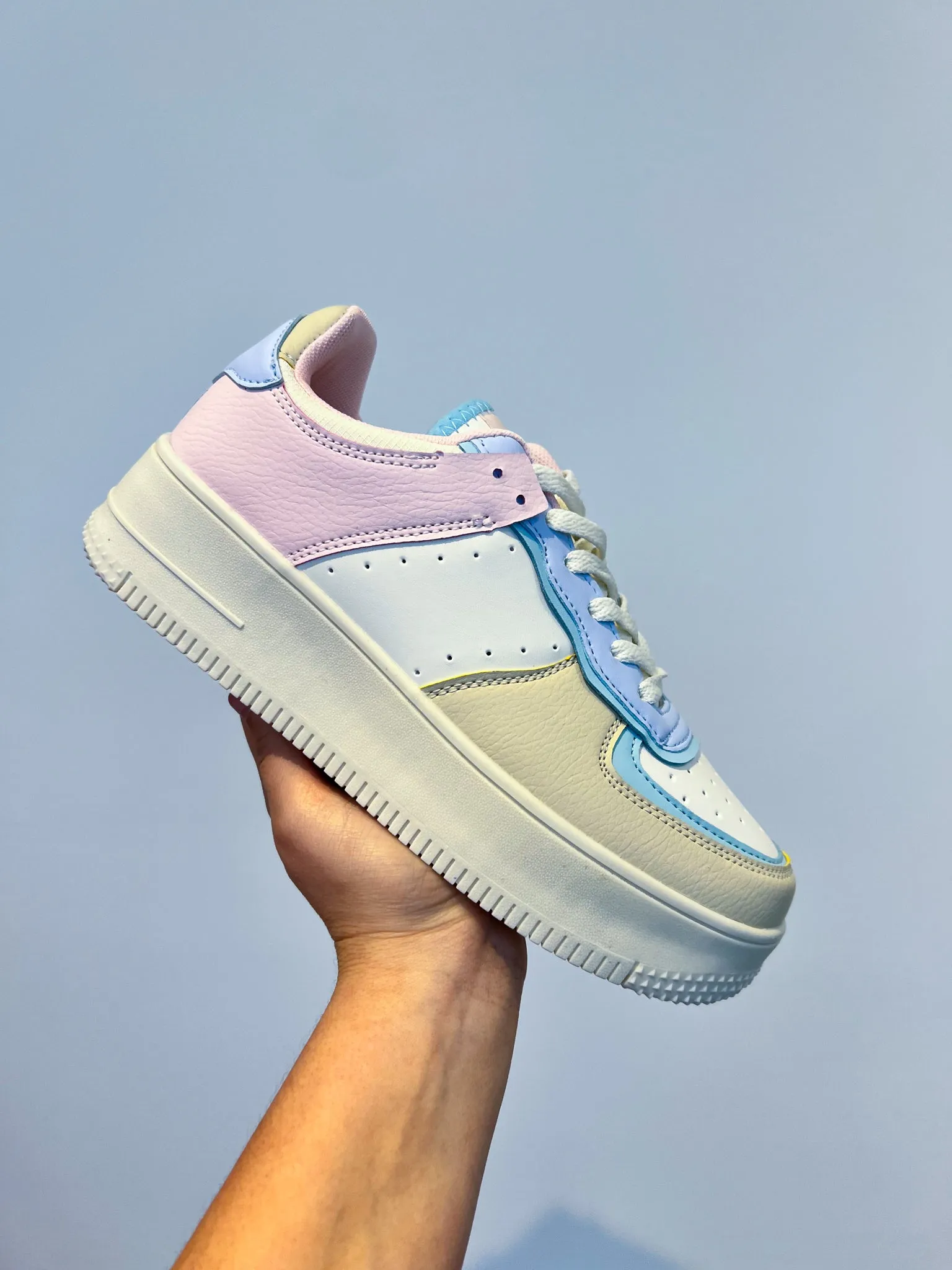 Juliette Platform Sneaker- Pastel