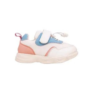 Kids' Pastel Multi-Color Sneakers with Easy Fastening