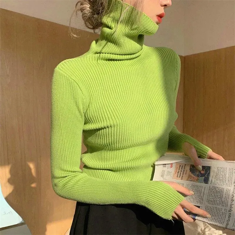 Korean Style Turtleneck Sweater: Cozy Winter Fashion Essential