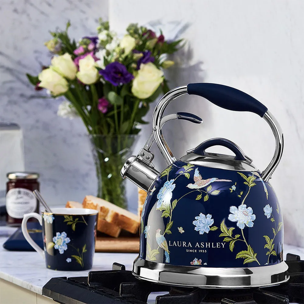 Laura Ashley Stove Top Kettle 2.5L - 10 Cup (Elveden Blue)