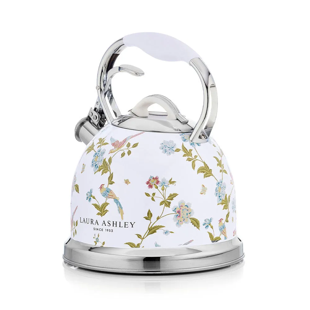 Laura Ashley Stove Top Kettle 2.5L - 10 Cup (Elveden White)