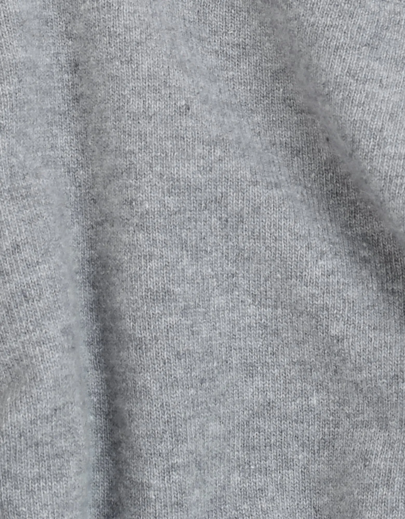 Light Merino Wool Crew - Heather Grey