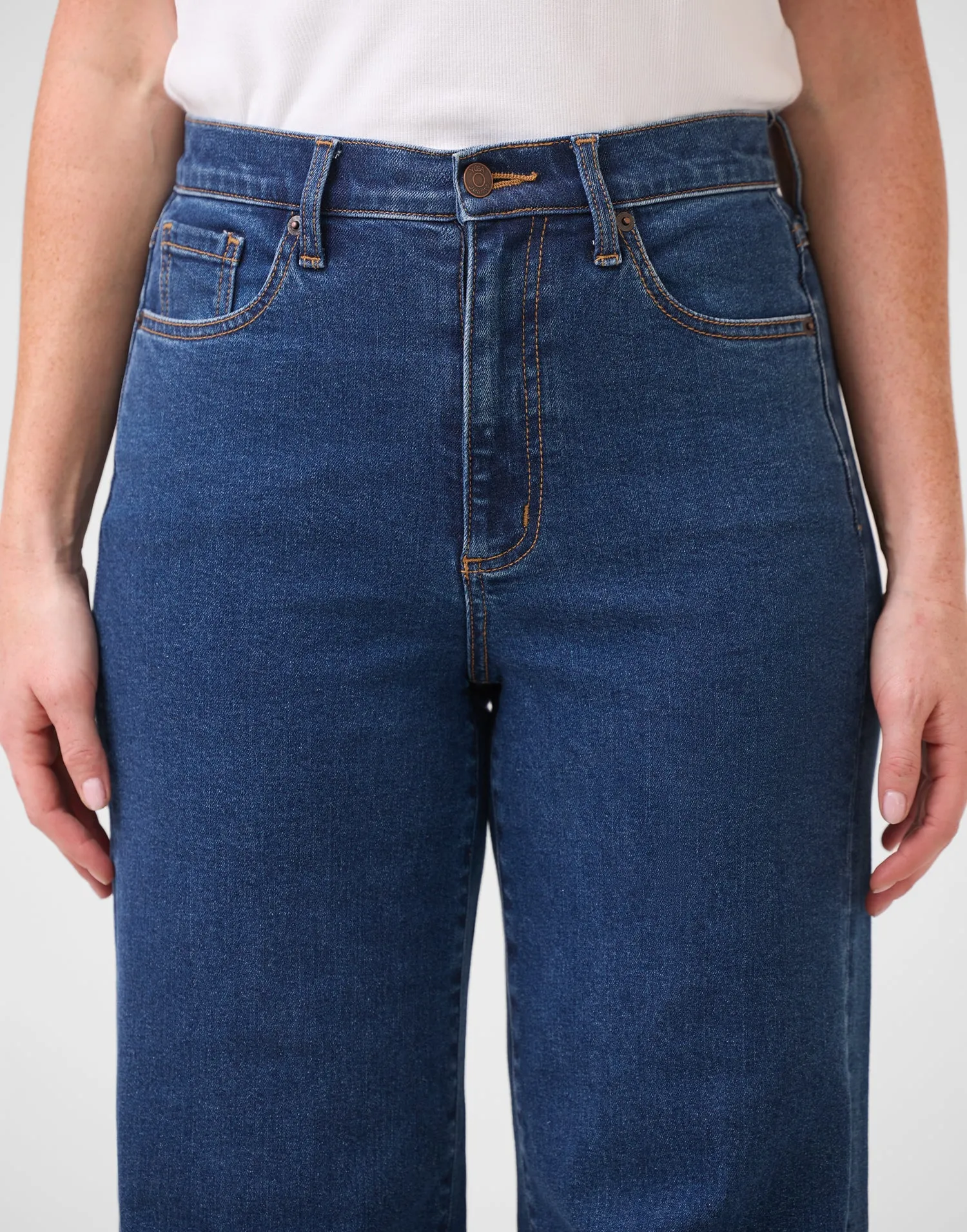 LILY WIDE LEG JEANS / HERITAGE BLUE