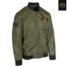 Limited Edition Military Bomber Jacket | Honor | OD Green PreOrder