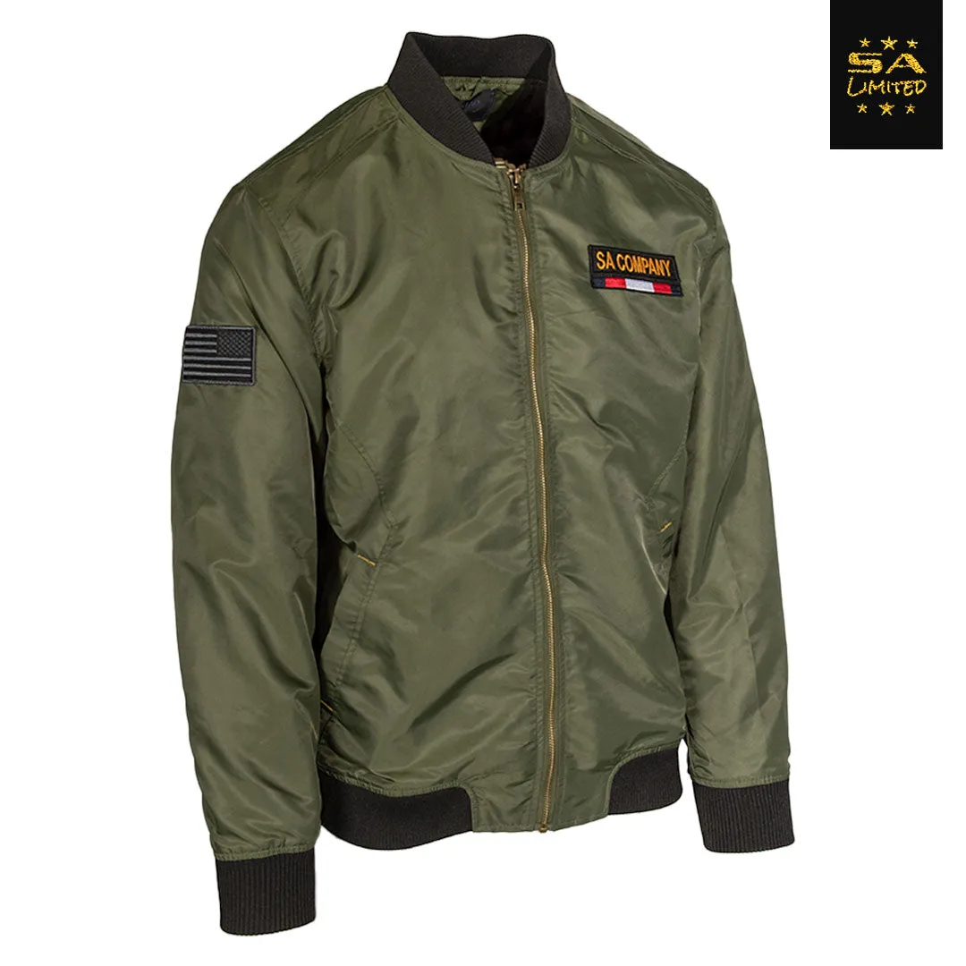 Limited Edition Military Bomber Jacket | Honor | OD Green PreOrder